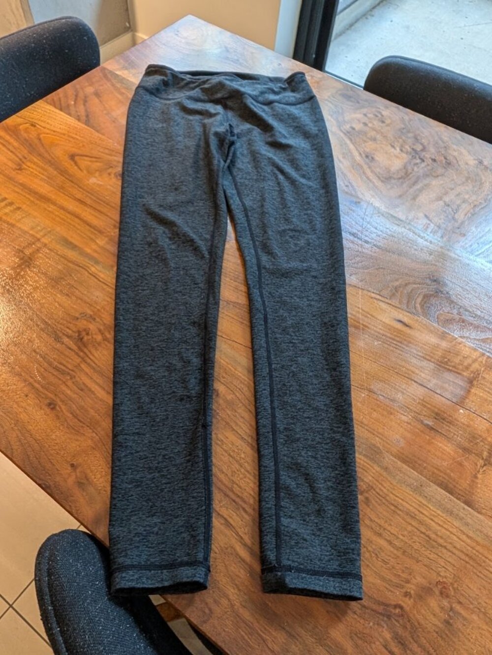Zella - Slim Fit Live-In Reversible Leggings NR257997 | Small | Gray Charcoal